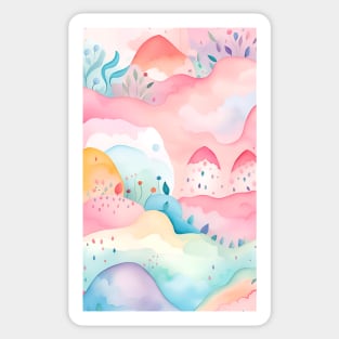 pink clouds Sticker